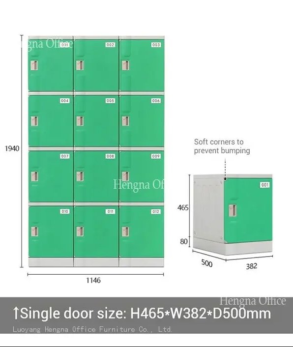 Heavy-Duty Plastic School Lockers: Dent-Resistant & Safe ABS Modular System