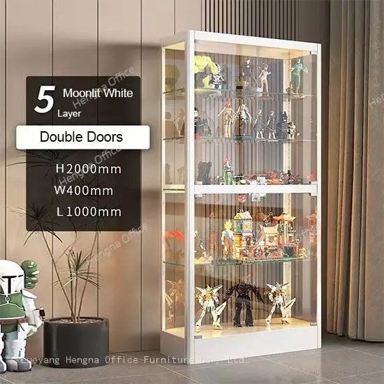 Glass Display Cabinet for Collectibles