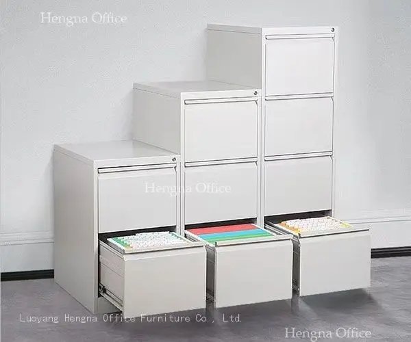 2-drawer, 3-drawer, and 4-drawer card file cabinets