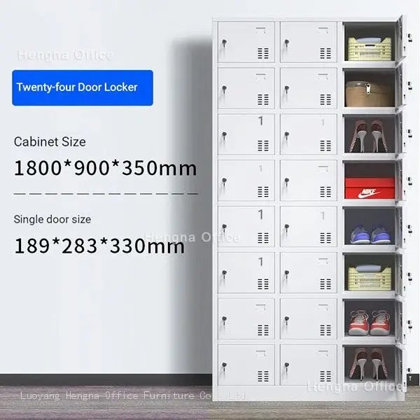 Heavy duty steel locker for employee storage