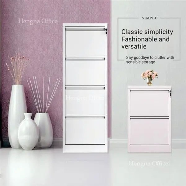 4 drawer card file cabinet for archives and hospitals