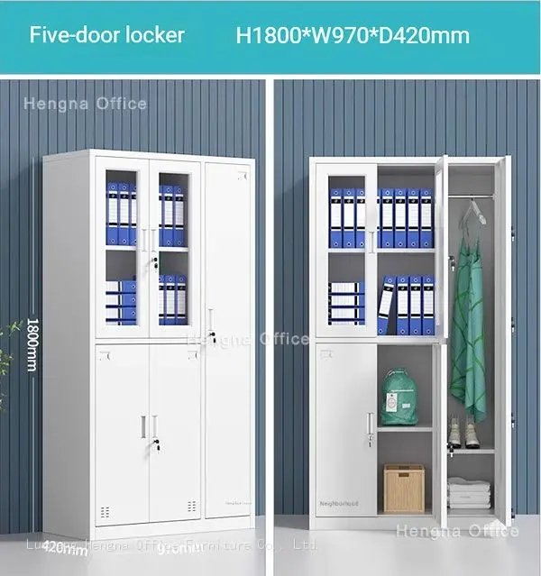 Heavy duty steel locker for office storage