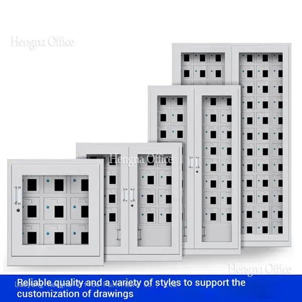 Smart phone charging locker with multiple compartments