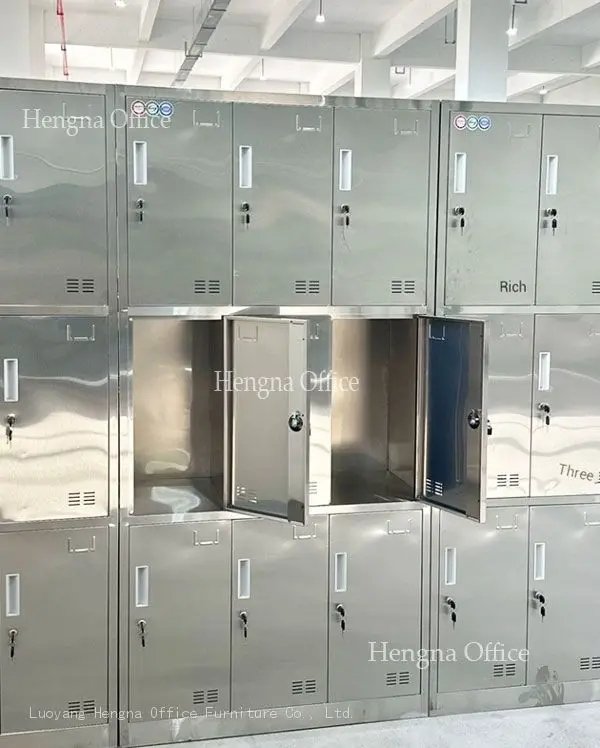 Stainless steel lockers